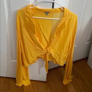 Charlotte Russe size large tie top